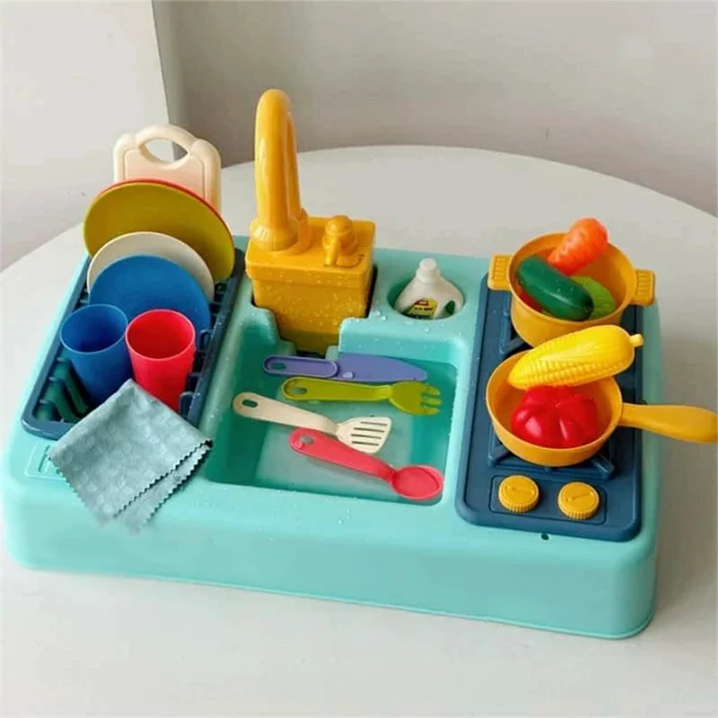 Lavabo avec écoulement d'eau + cuisinière